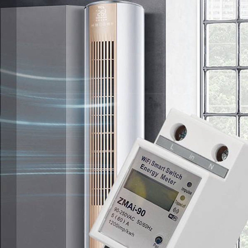 Wifi Smart Meter Switch Power Consumption Energy Monitoring Meter 110V 220V Smart Life/Tuya App Remote Control