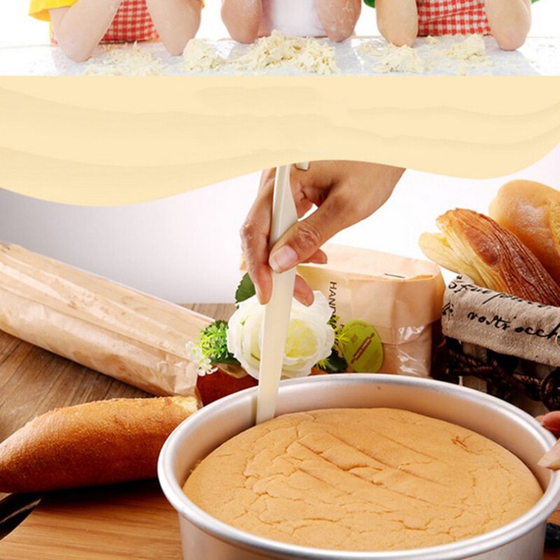 1 pc Kuchen Strippen Messer Kunststoff Strippen Messer Fondant Kuchen Modellierung Stift Backen Brot Pfanne Kuchen Schaber Klinge