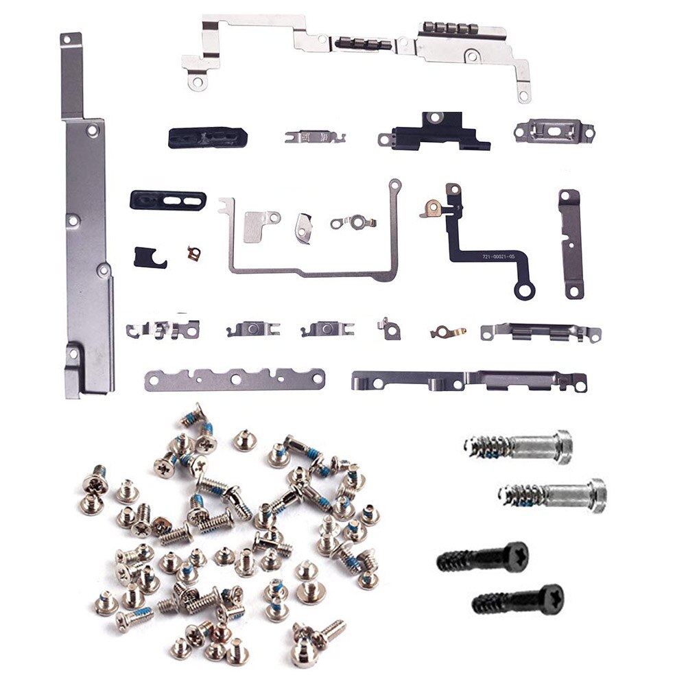 Parti interne della copertura della staffa della piastra metallica per iPhone X XR XS Max sostituzione inclusa Set completo di viti e impermeabile