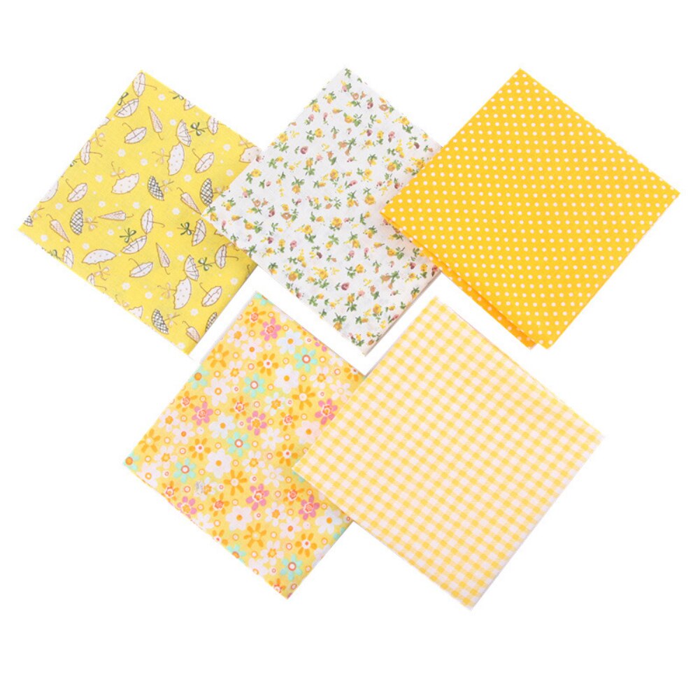 5Pcs 50cmx50cm Cotton Fabric Printed Cloth Sewing Quilting Fabrics for Patchwork Needlework DIY Handmade Material Cotton Fabric