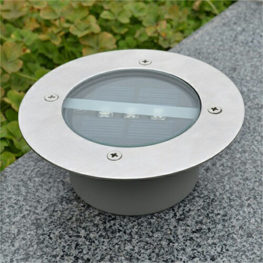 Outdoor Waterdichte Led Solar Tuin Steen Verlichting Wit Licht Straat Lamp Voor Gazon Pathway Vierkante Omheining Landschap #10: Default Title