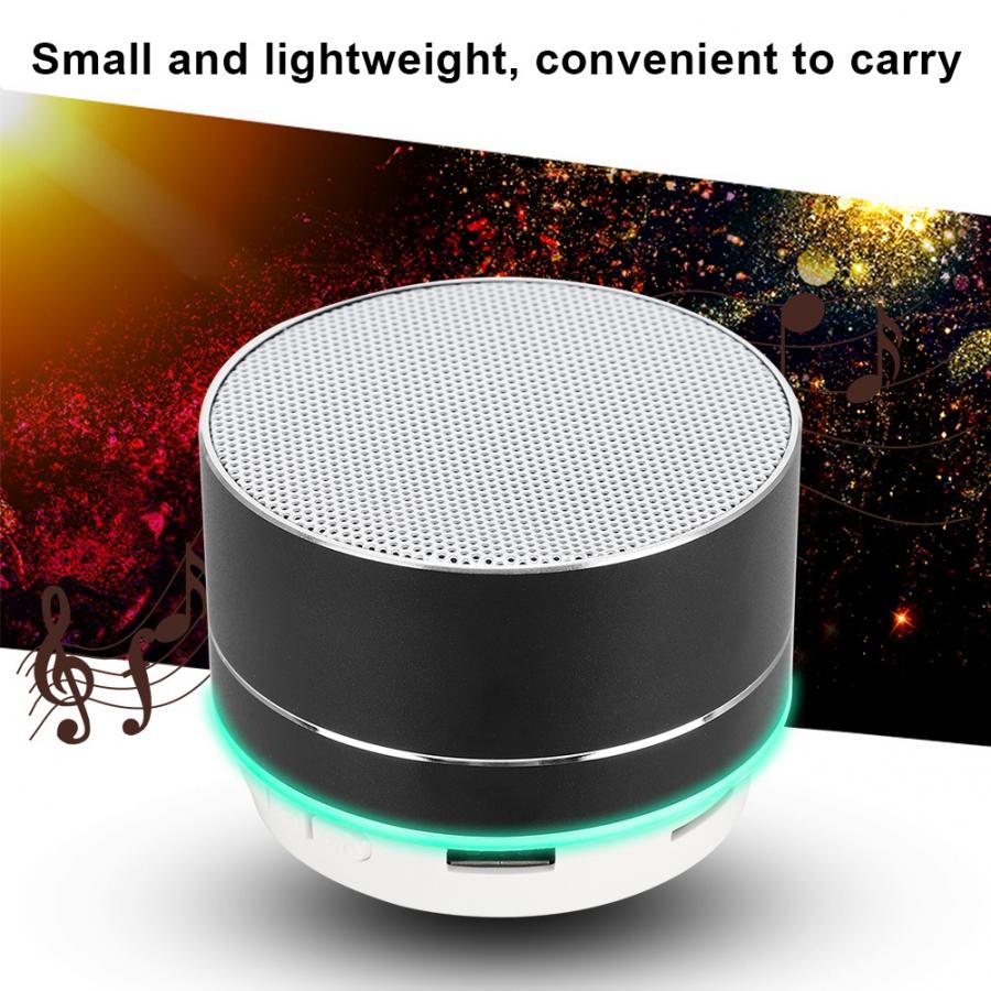 A10 Tragbarer Bluetooth Lautsprecher - Mini USB Box Stereo HD Sound - FM Kabellose BT Säule