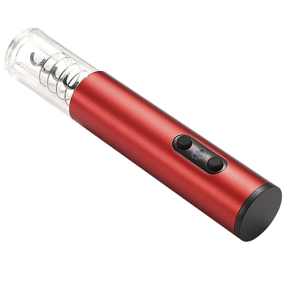 Electric Wine Bottle Opener Corkscrew Cork Remover Cordless Battery Operated 6104018060: Red