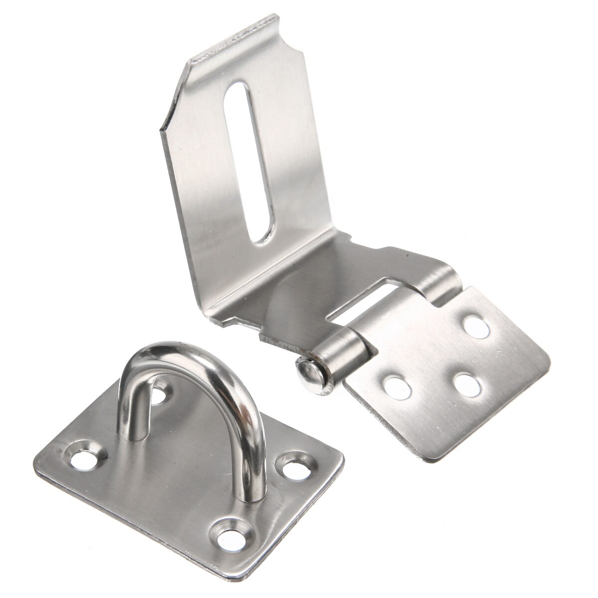Duurzaam Rvs Deurslot Gesp Hasp Nietje Gate Deur Shed Klink Lock Plaat Deur Klink Sluiting Voor Hangslot Beveiliging
