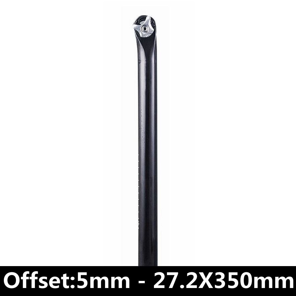 Glossy UD Carbon Fibre Bicycle Seat Post Cycling SeatPost Bike Seat Tube Parts Diameter 27.2mm 30.8mm 31.6mm Angle 5/20 Degrees: Offset 5mm 27.2X350