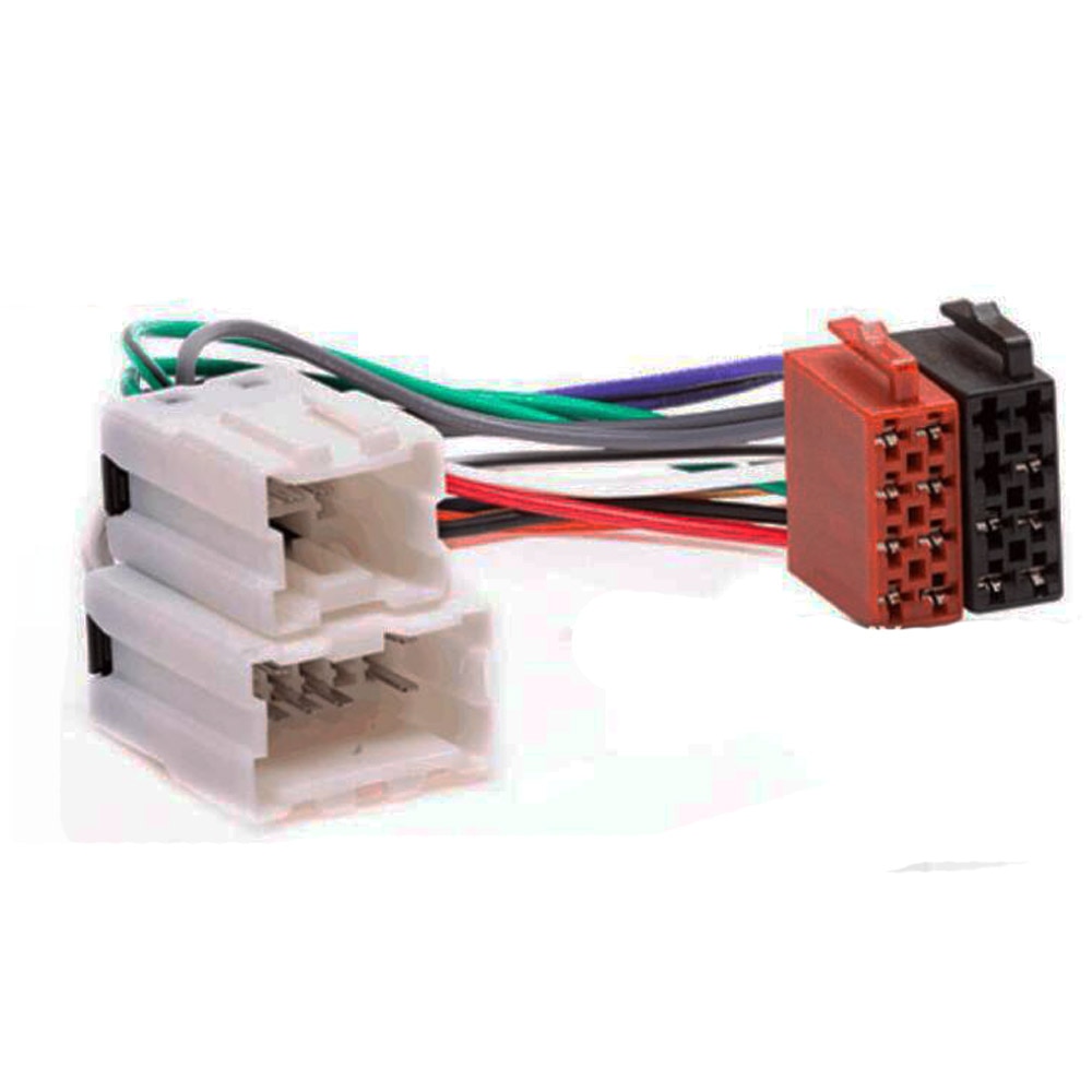 Câble Adaptateur ISO Stéréo Pour Autoradio Nissan, Subaru - Compatible X-Trail, Qashqai, Tiida, Forester, Altima - Faisceau De Connexion - 12