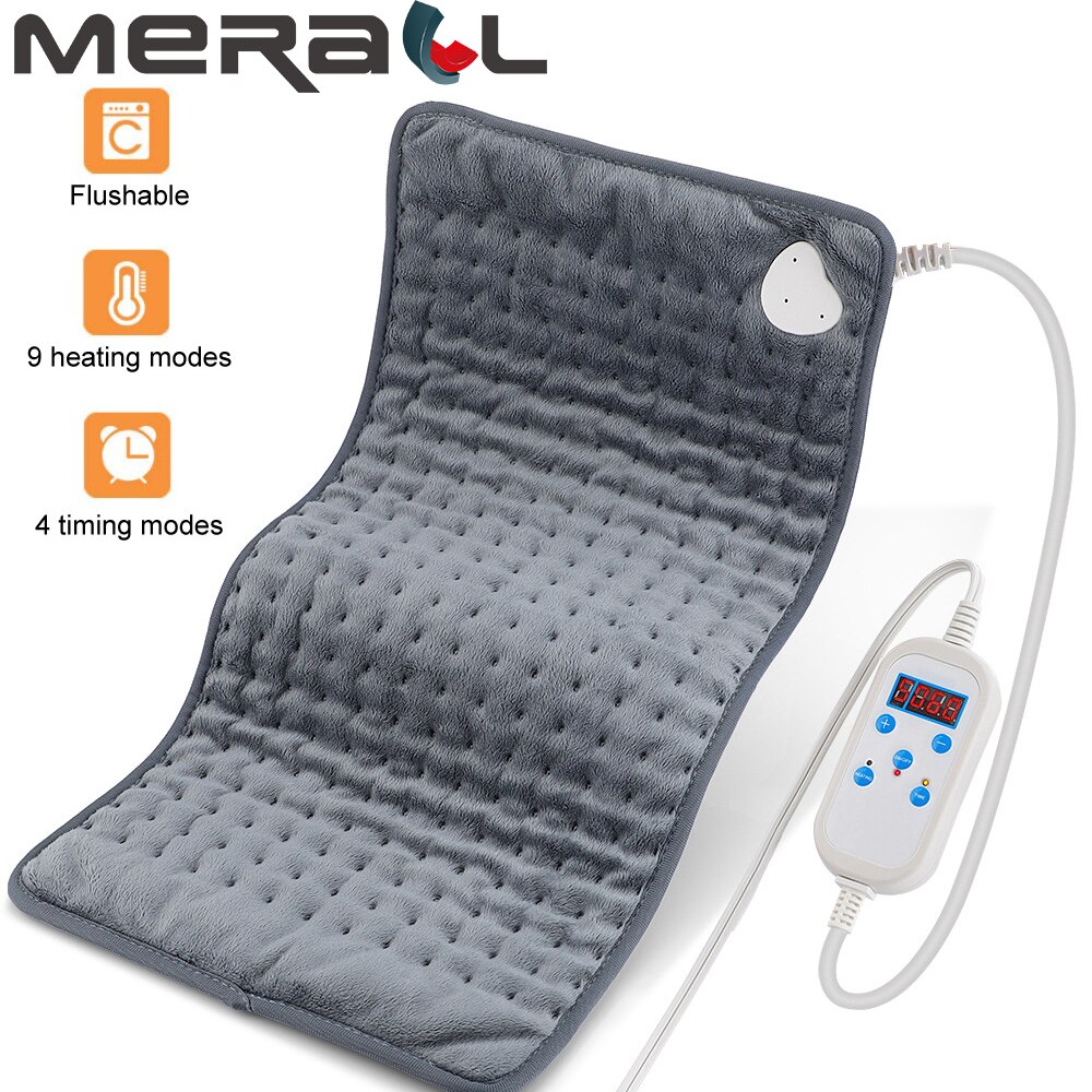 30*60Cm Heating Electric Blanket Thicker Heater Single Warmer Temperature Control Blanket Electric Heating Massage Mat Care
