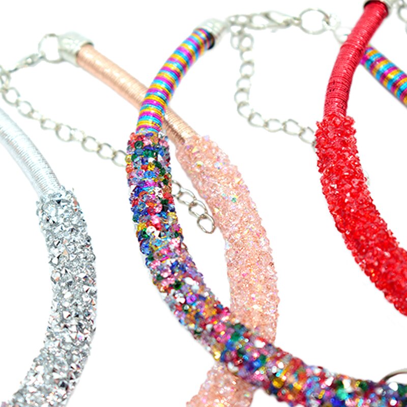 Bling Diamant Katze Halskette Mit Glocke Strass Katze Kragen Nette Phantasie Kätzchen Welpen Haustier Kragen für Kleine Katzen Zubehör