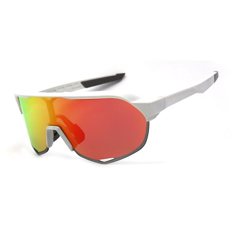 100 S2 Sagan Radfahren Brillen Radfahren Sonnenbrille Bicicleta Gafas Ciclismo Radfahren Gläser Radfahren Sonnenbrille 3 objektiv Polarisierten: whiteframe orangelen