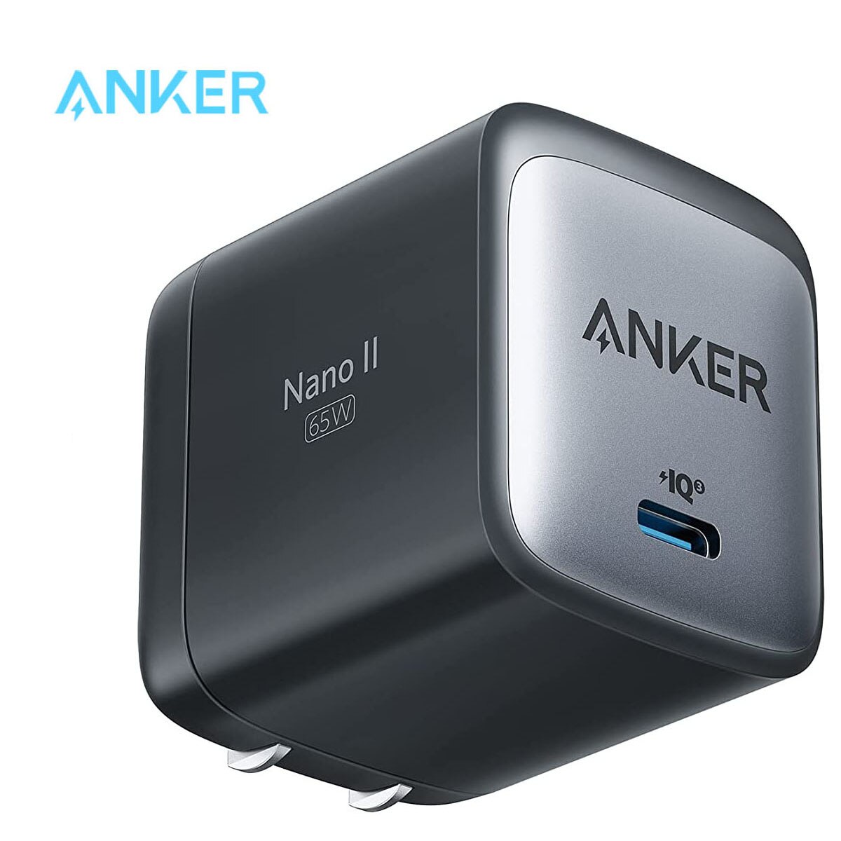 Anker Usb C GaN2 Fast Charger Nano Ii 65W Compact Opvouwbare Mini Reizen Telefoon Laders Type Pps Voor Macbook pro/Air Galaxy Ipad