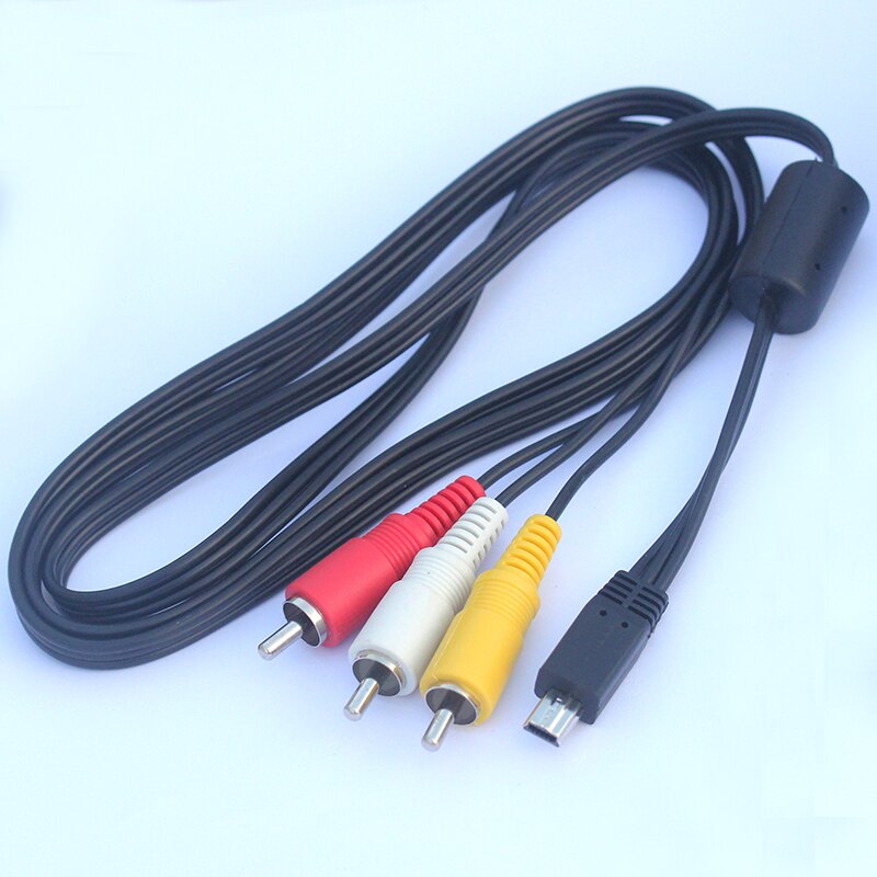 MINI USB 6 PIN to AV RCA Digital Camera Camcorder Cable for Canon