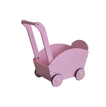 Sigikid – trotteur en bois pour bébé, simulation, poussette d'allaitement, poussée à la main, jouet pour enfants: Bleu