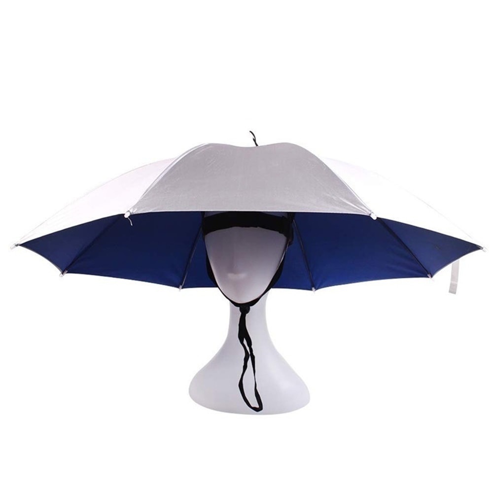 Fishing Hat Portable Anti-Ultraviolet Light Rain Shade Head-Mounted Umbrella For Outdoor Fishing