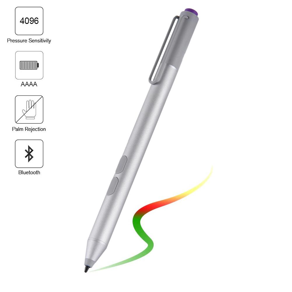 Stylus Pen Bluetooth 4.0 4096 Pressure Sensitive Aluminum Alloy Active Pen For Surface Pro 3 4 For ASUS Transformer 3 Mini