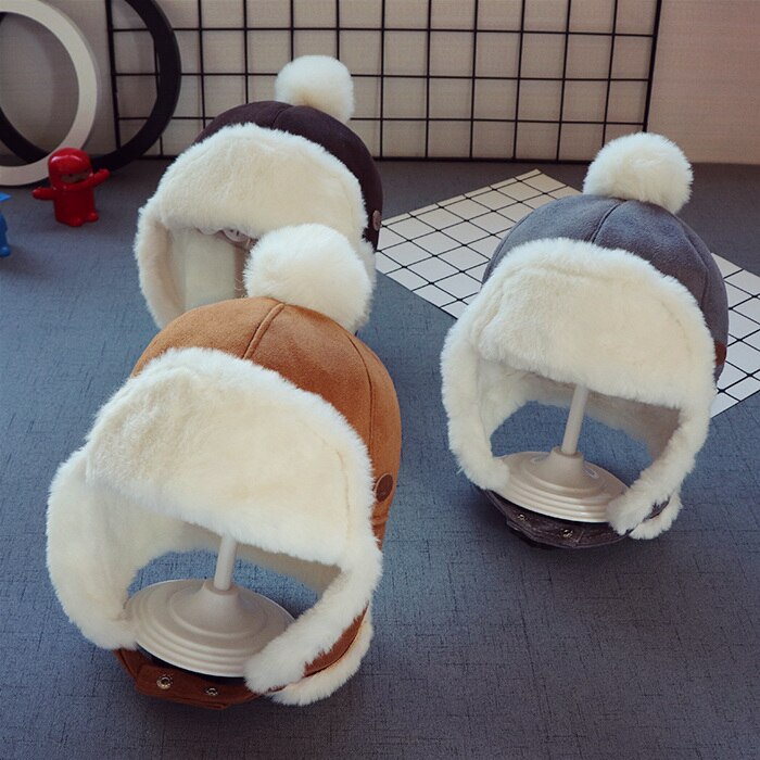 Tab Enfant Fille Peuter Hoed Jongens Winter Cap Voor Kinderen Czapka Zimowa Accessoires Oor Bescherming