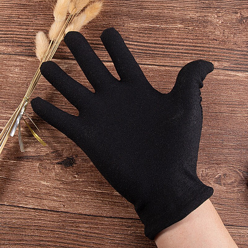 Spandex Gloves Black Etiquette Thin Short Stretch Dressy Dance Gloves: A4