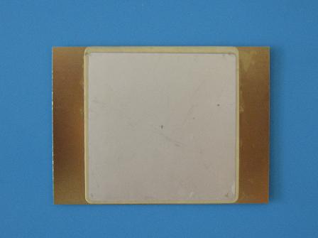 Parallel Rectangular Bimorph Piezoelectric Power Generation Sheet Ceramic: 50 Mmx50mm Substrate: 70mmx50mm