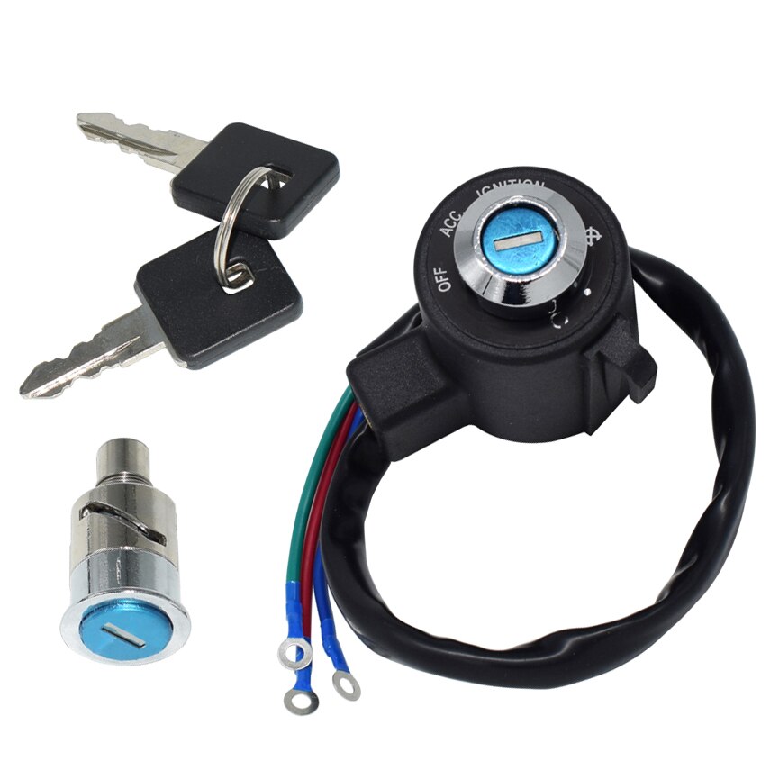 Motorcycle Ignition Switch Lock Set with 2 Keys for Harley Davidson Sportster XL 883 1200 1995-2003