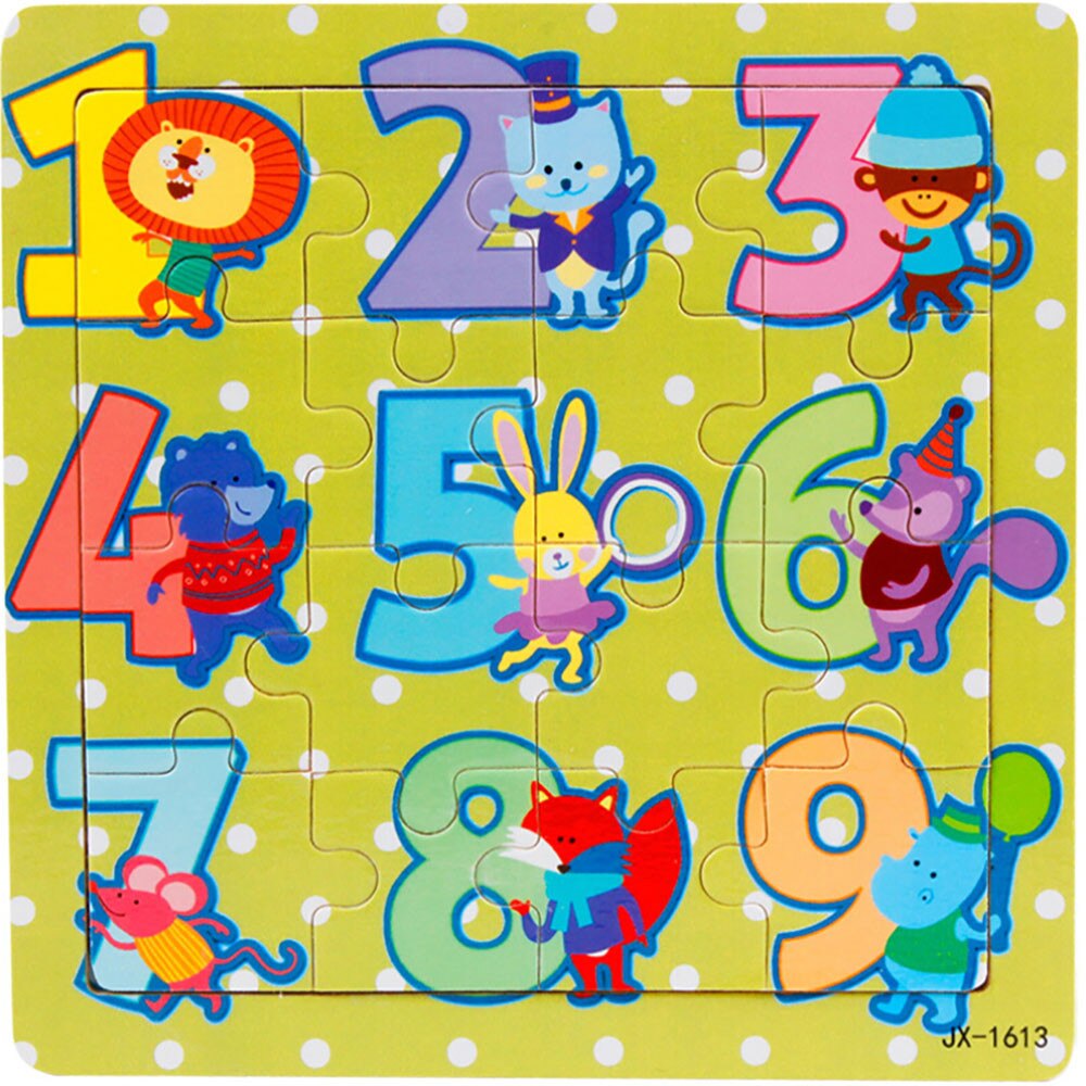 9/14/20 tabletten Kinder Spielzeug Holz Puzzle Holz 3D Jigsaw für Kinder Baby Cartoon Tier Verkehrs Puzzles pädagogisches Spielzeug Z925