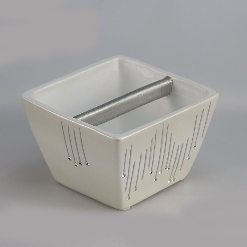 Caja de cerámica nórdica para guardar llaves, para sala de estar, restaurante, Control remoto, objetos pequeños, contenedor de almacenamiento multifuncional, decoración