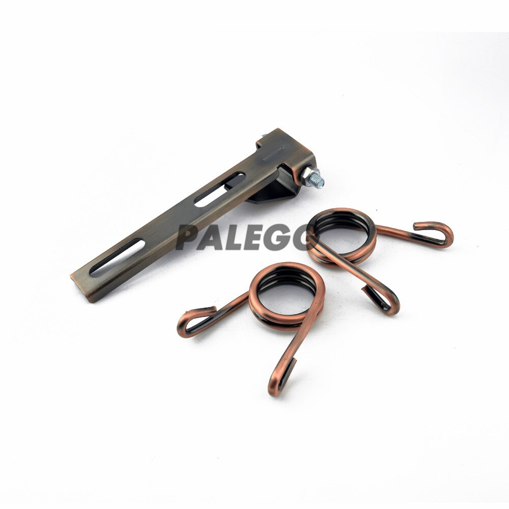 Universal retro motorcykel solo sittdyna fjädrar monteringsfäste klipp kit för harley chopper bobber cafe racer sadel säte: Stil b
