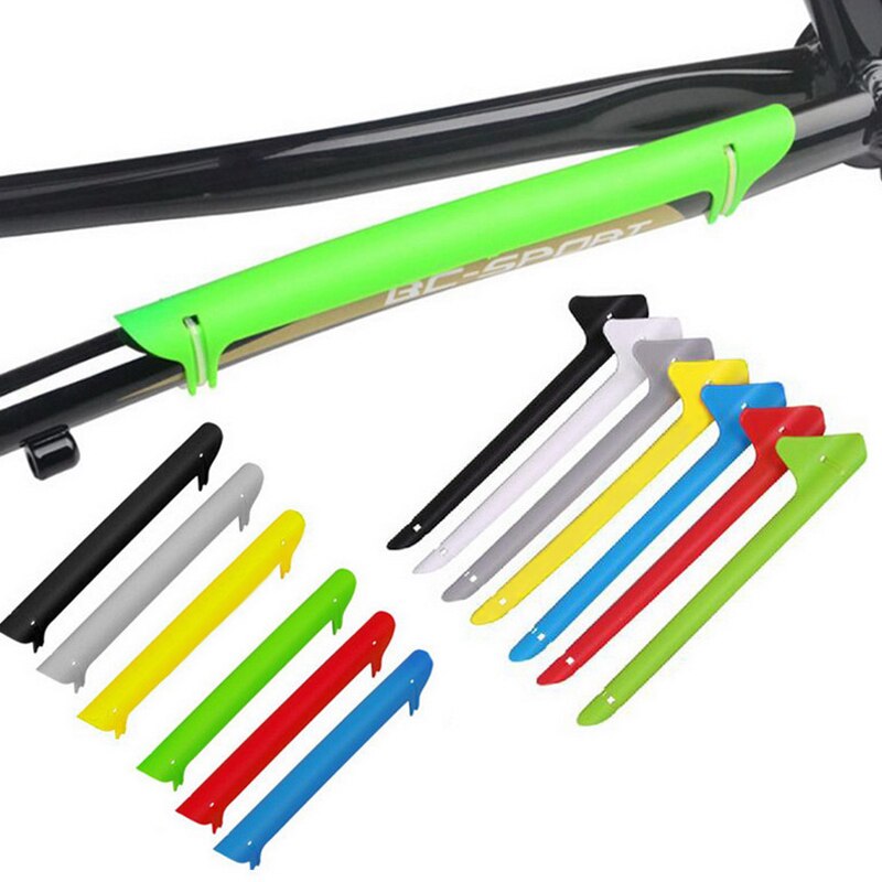 1Pc Kleurrijke Plastic Bike Chain Guard Protector Fietsen Achterbrugbeschermer Zorg Frame Cover Guard Fiets Riding Deel