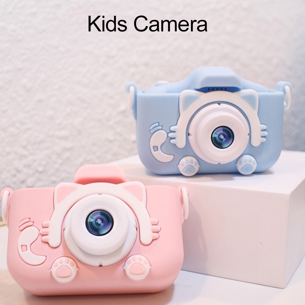 2.0 inch Screen Mini Digital Kids Camera 12MP Photo Children Camera with 2000W HD Pixel Toys Puzzl Games Birthday Games