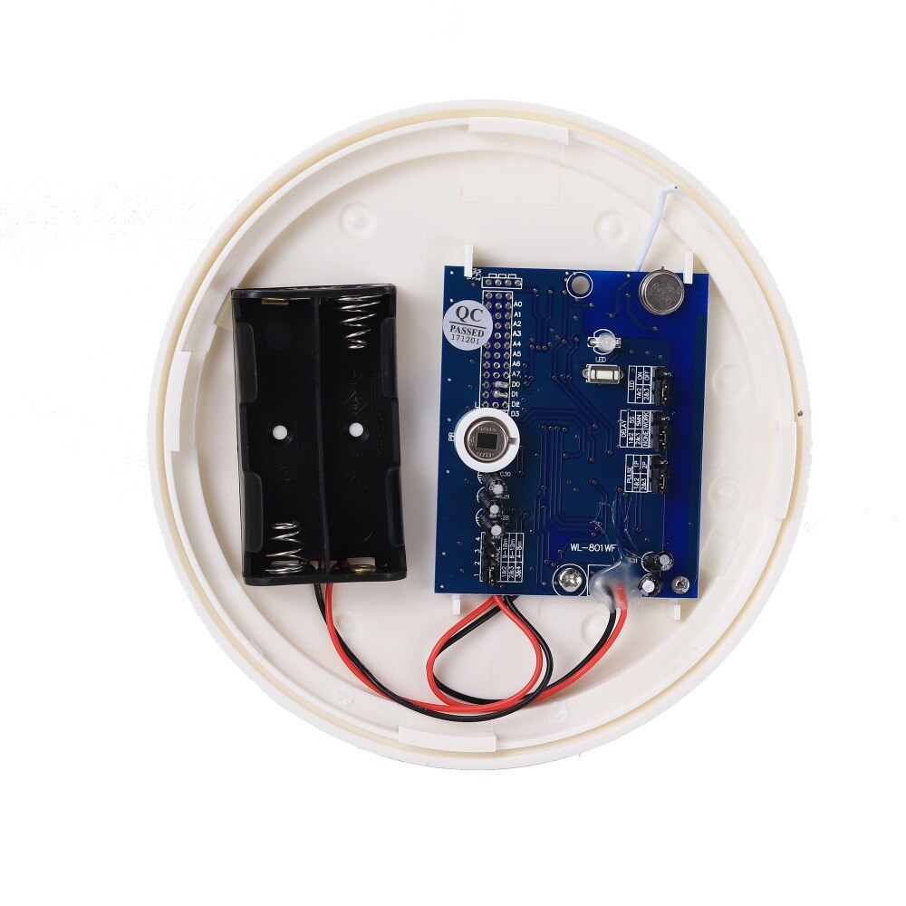 GZGMET 360 Detection Degree Wireless Detector Ceiling Mount Infrared PIR Motion Sensor 433mhz Dual Tech Alarm System Beam