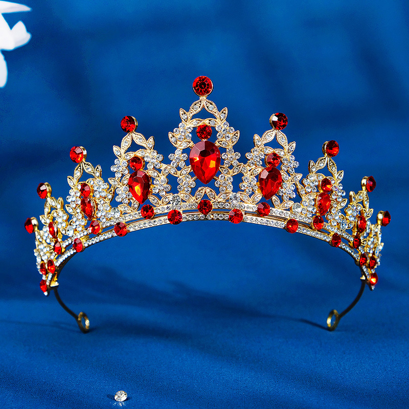 Mode Zwart Kristal Haar Kroon Voor Vrouwen Prom Gouden Kleur Tiara 'S En Kronen Haaraccessoires Bruids Haar Sieraden: Beige