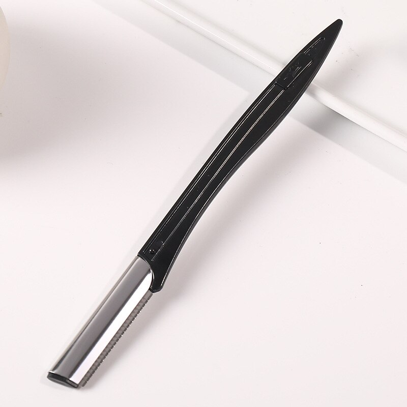 Recortador de cejas para mujer, depiladora Facial, herramientas de maquillaje para cejas: black
