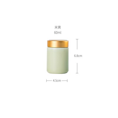Longquan Celadon Tea Cans Small Portable Mini Tea Box Japanese Style Ceramic Sealed Tea Pot Wooden Lid Tea Set Metal Cover: F