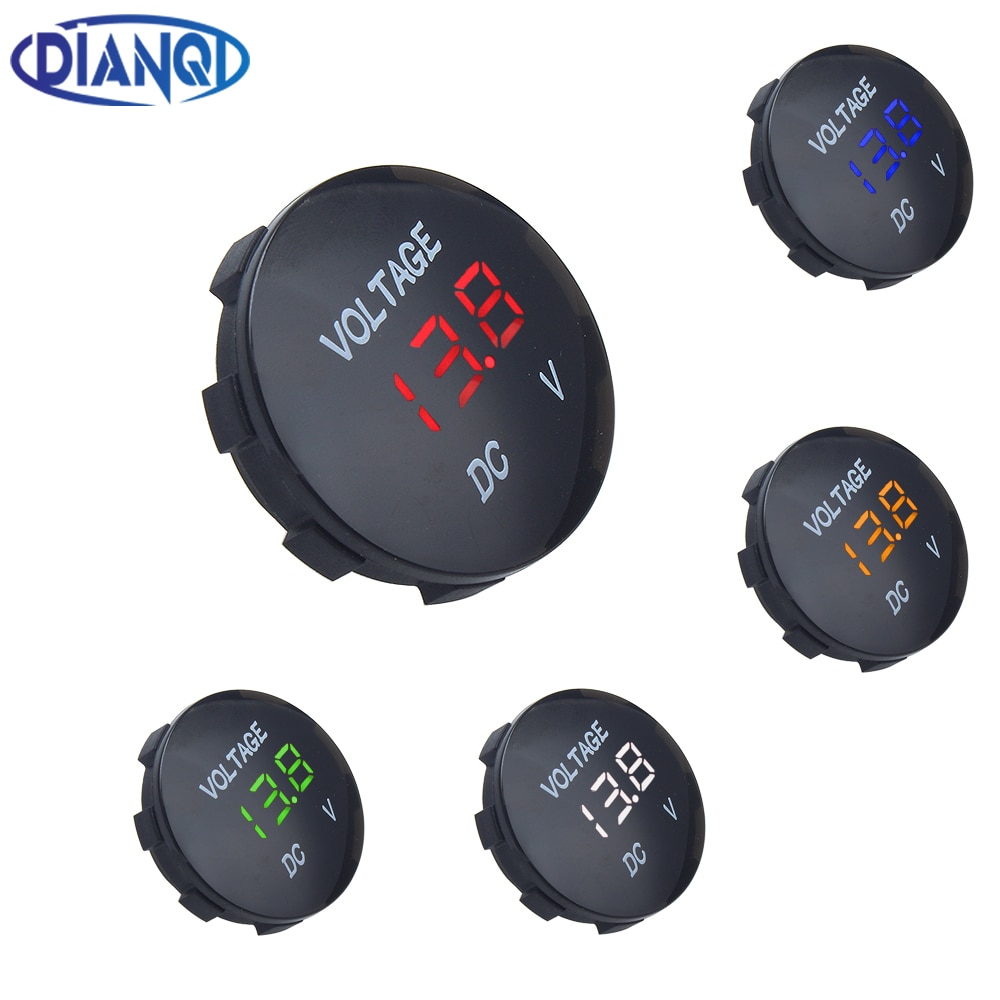 DC 12V-24V Digital Panel Voltmeter Spannung Meter Tester Led-anzeige Für Auto Auto Motorrad Boot Refit zubehör