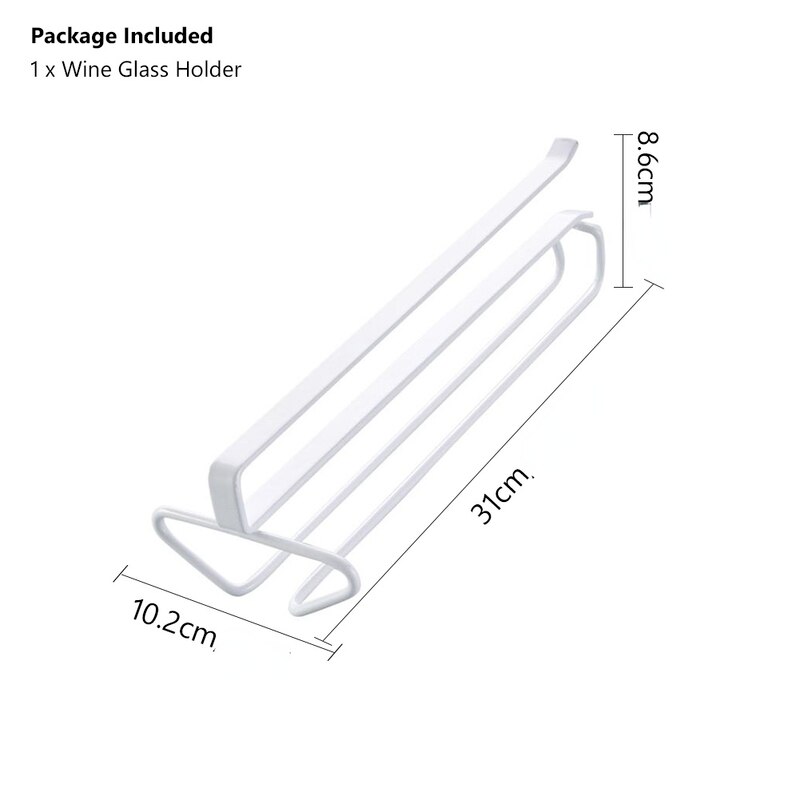 Handy Stainless Steel Wine Rack Wine Glass Rack For Holder Glasses Storage Bar Kitchen 6-9 Cups Hanging Bar Hanger Shelf