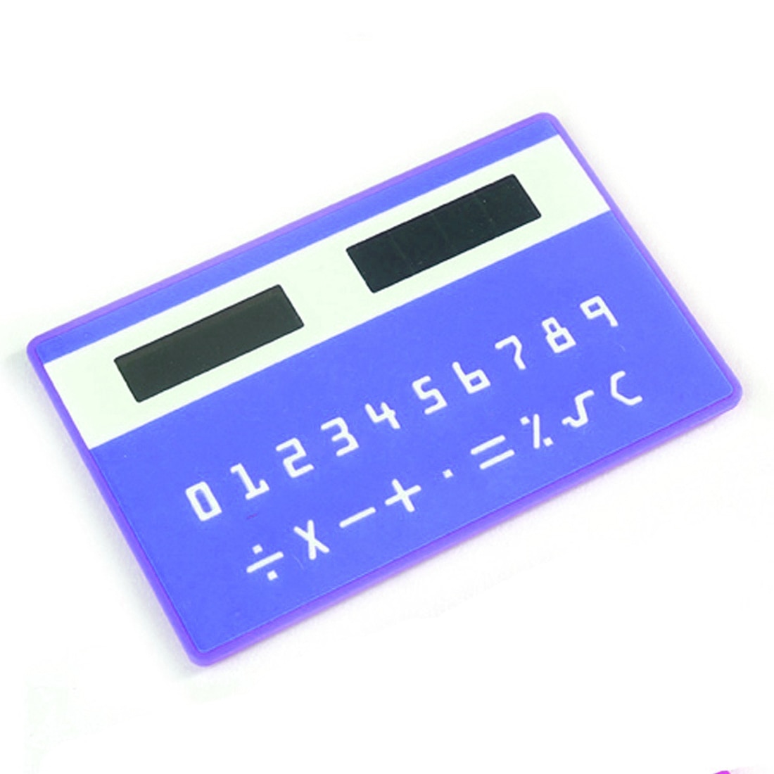 Portable Calculator Mini Calculator Ultra-thin Card Calculator Solar Calculators Pocket Calculators Office School Stationery