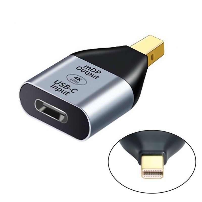 Mini Displayport Adapter USB-C Typ C Buchse Quelle zu Mini Displayport DP Sink HDTV 4K 60hz 1080p für Tablet Telefon Laptop: Default Title