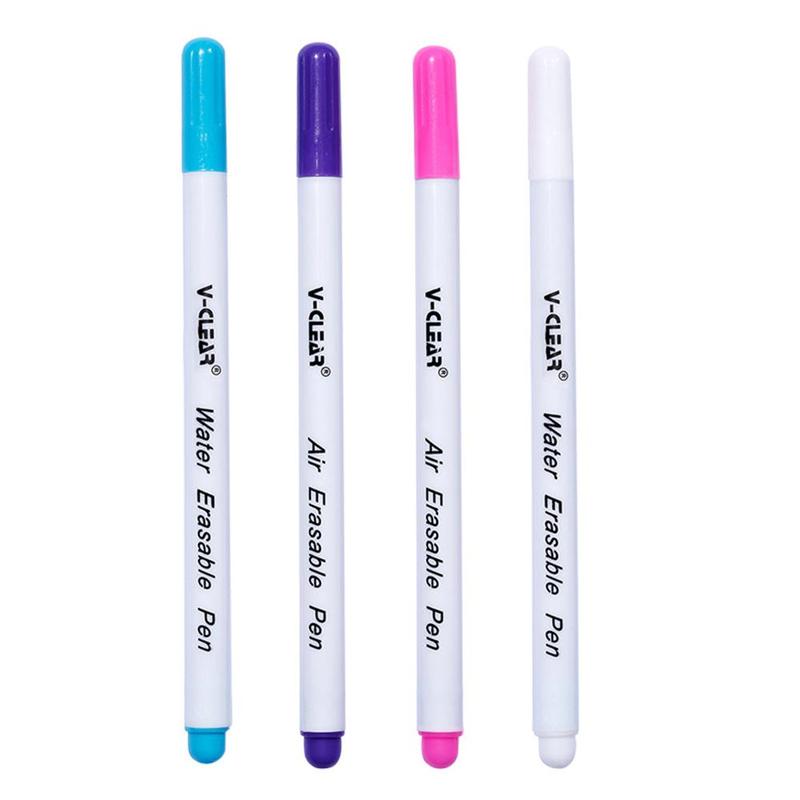 Fabric Marker Water Soluble Pen Single Head Washing Pen Multi-solor Erasable Ink Vanishing DIY Optional For Clothing Painti V5K9