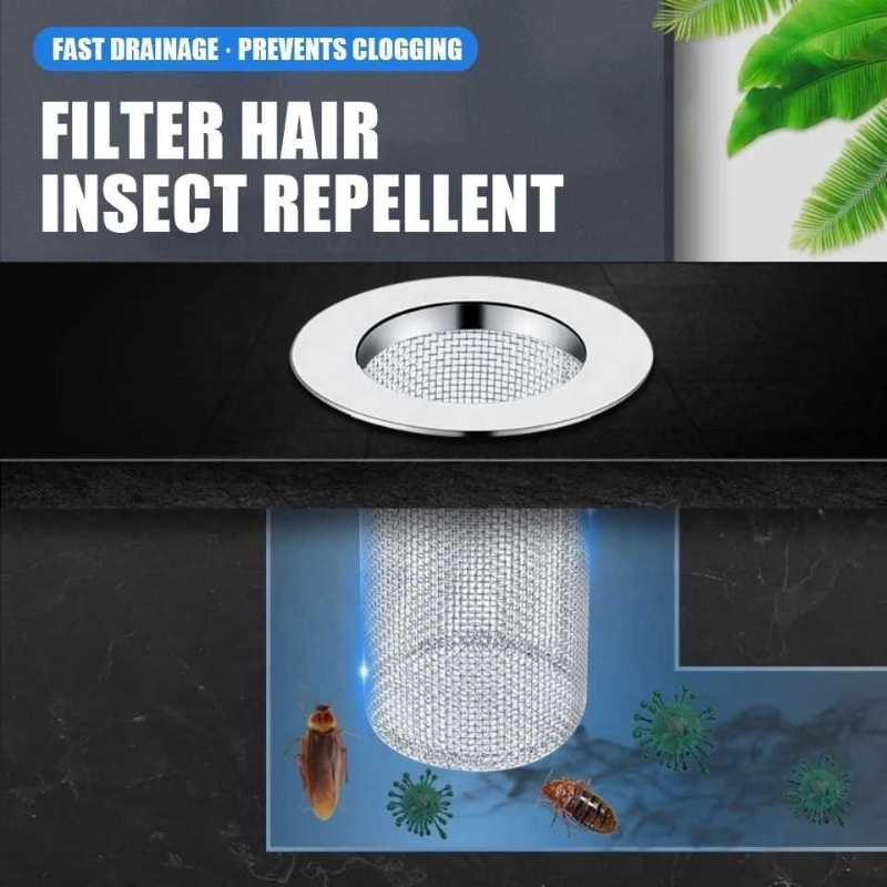 Multifunktions-Edelstahl-Abfluss gitter Filter Küchen spüle Anti-verstopfen-Sieb Schlecht Badewanne Haar fänger Dusch abläufe Netz