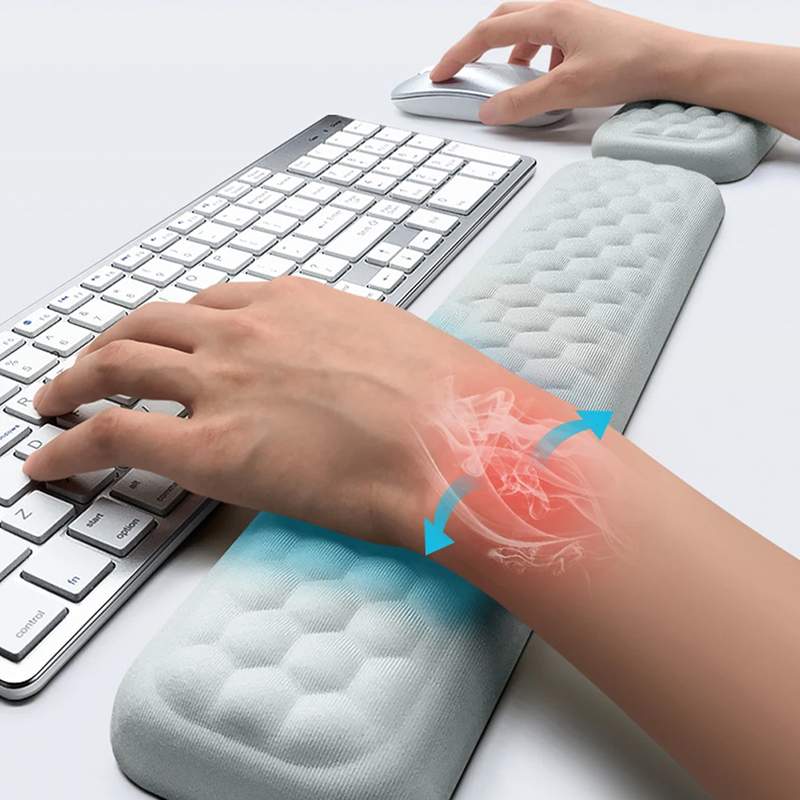 Toetsenbord Muis Polssteun Ergonomisch Kantoor Typen Bescherm Relax Pols Traagschuim Laptops Muismat Computer Notebook Muismat
