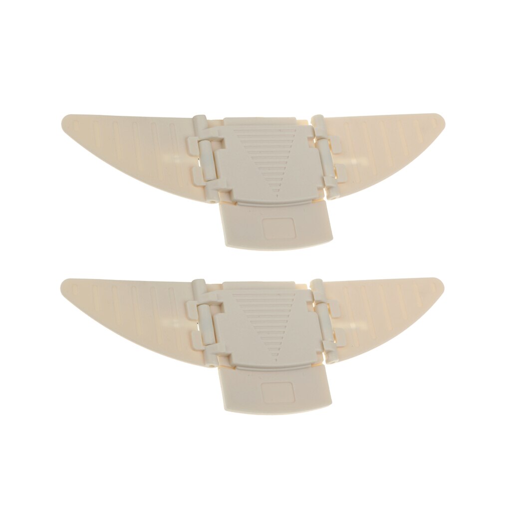 Sliding Closet Door Lock Window Stopper Wedge Locks Security For Baby: 2 Pcs
