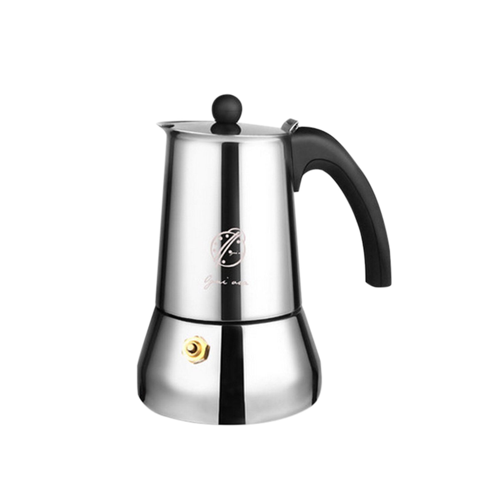 200/300Ml Rvs Koffiezetapparaat Percolator Pot Aluminium Koffie Machine: 200ml