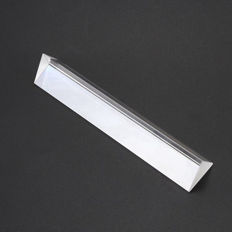 Optical Equilateral Rainbow Triangular Prism Glass Physics Experiment Children Student Photography Triangular Prism