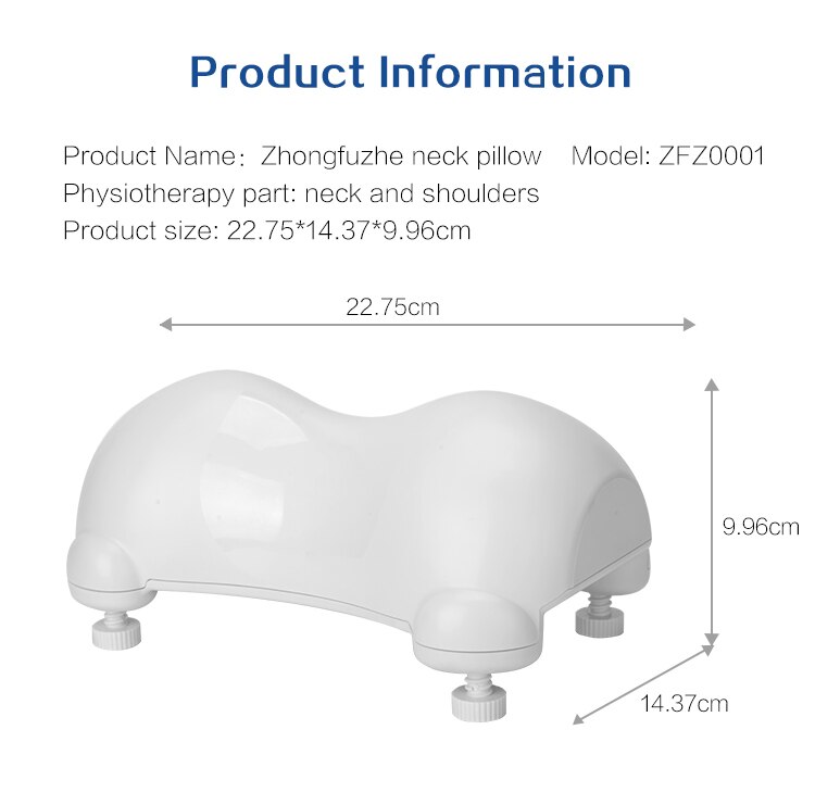 Neck Corrector Pillow Adjustable Height Cervical Vertebrae Pillow Health Care Massage Health Cervical Spine Pillow 23x14x9.5cm