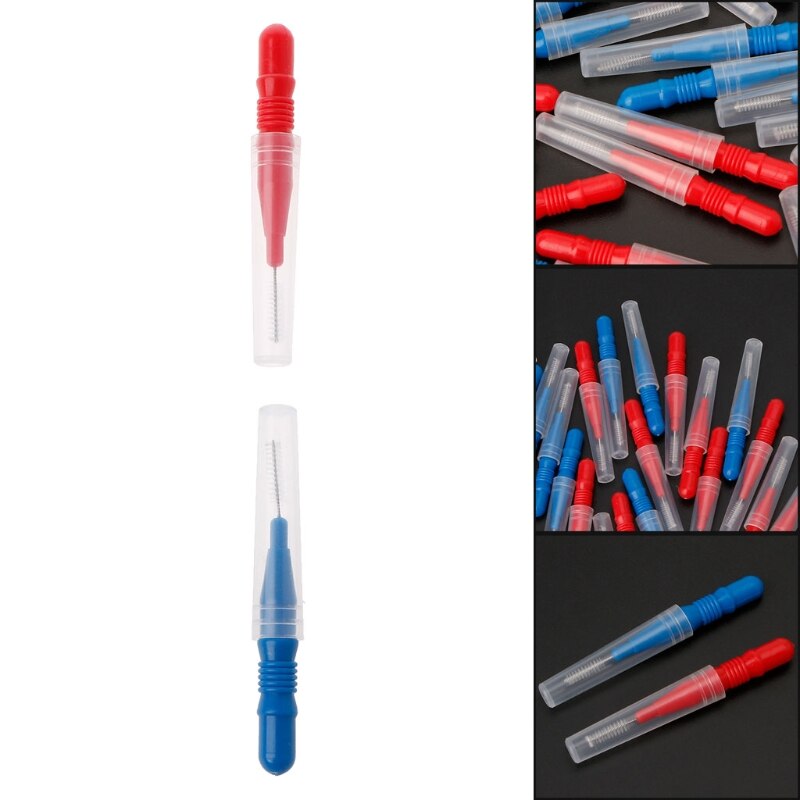 30/50Pcs Clean Tooth Floss Head Hygiene Dental Interdental Brush Toothpick Care