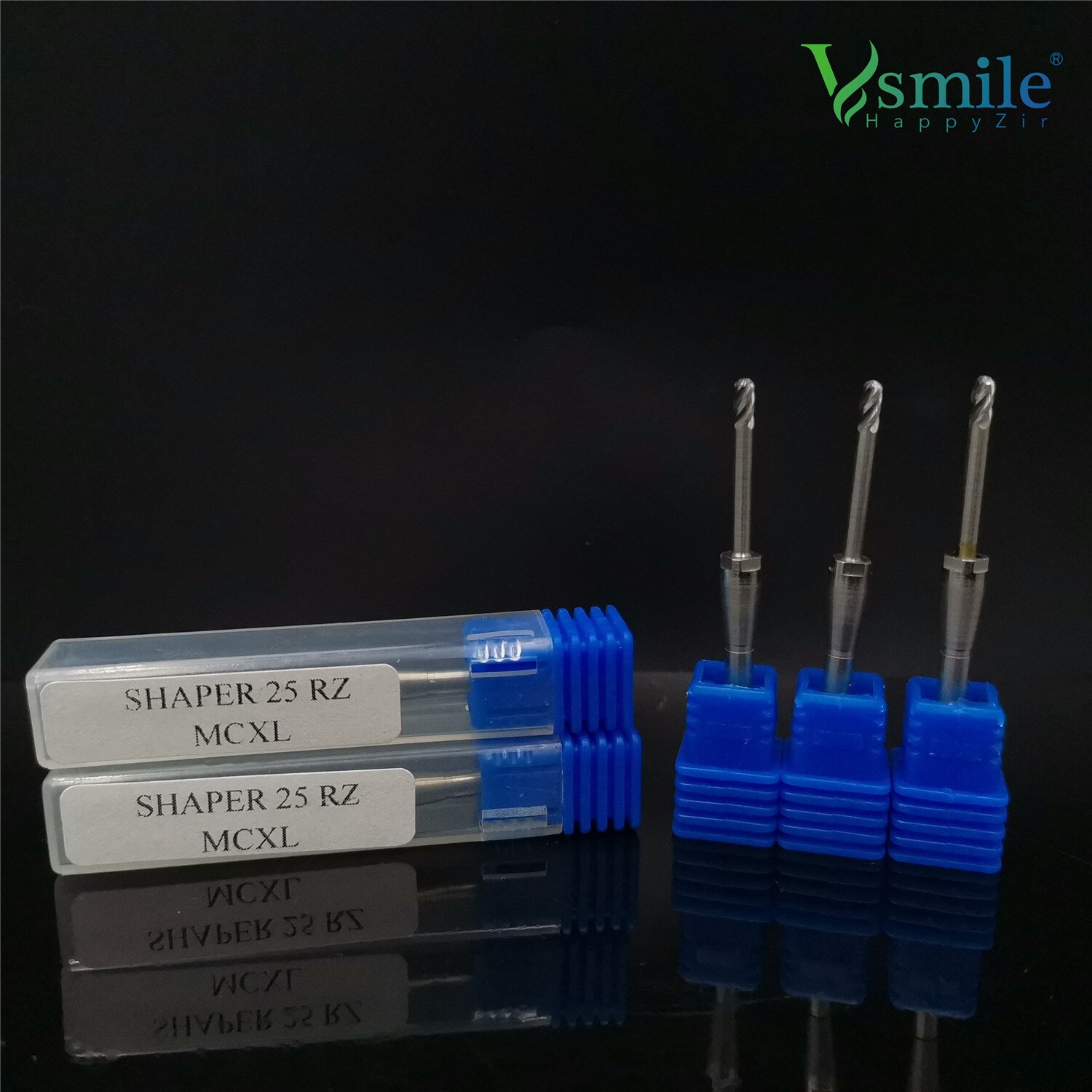 Fraises de fraisage Sirona inLab/CEREC MCXL adaptées à Sirona Cerec MCXL pour le fraisage de la céramique de verre