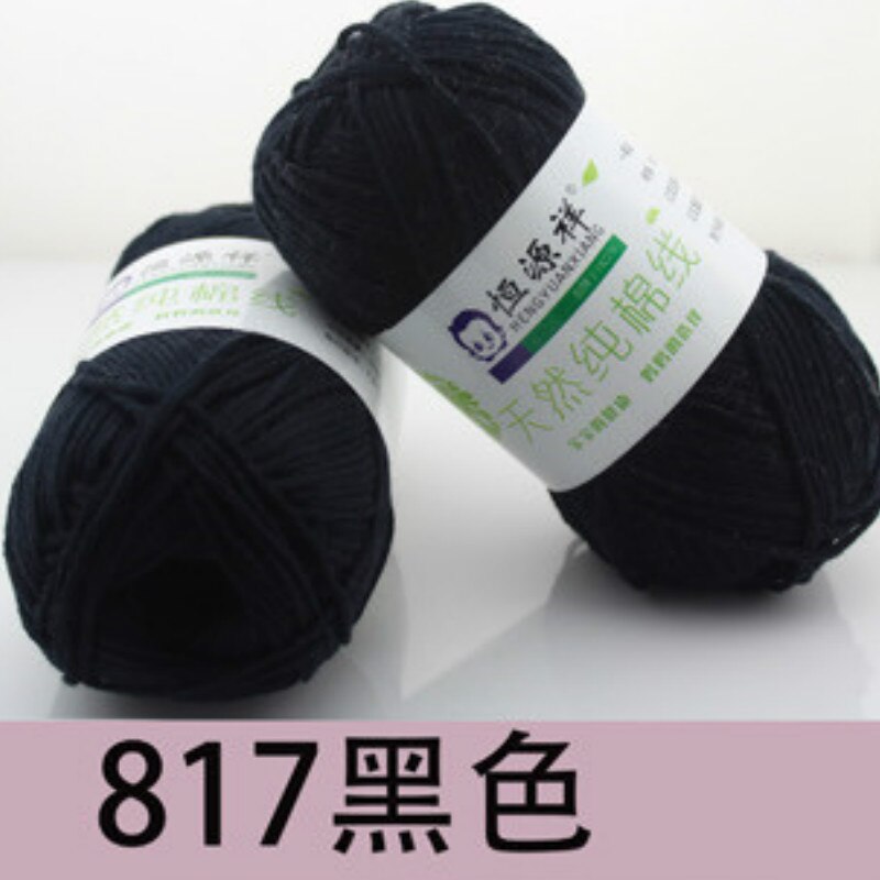 Glatte 100% Baumwolle Weiche Natürliche Doppel Strickwolle Garn Baby wolle garn: 12