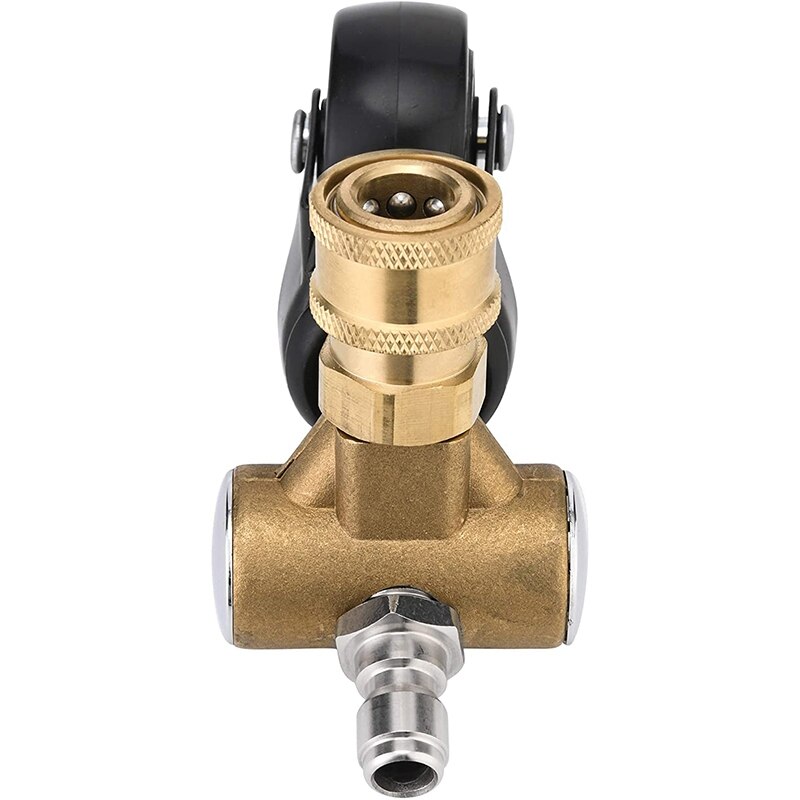 Lavadora de pressão undercarriage cleaner, sob a arruela de carro, com roda giratória e 2 varinha de extensão, 4000 psi