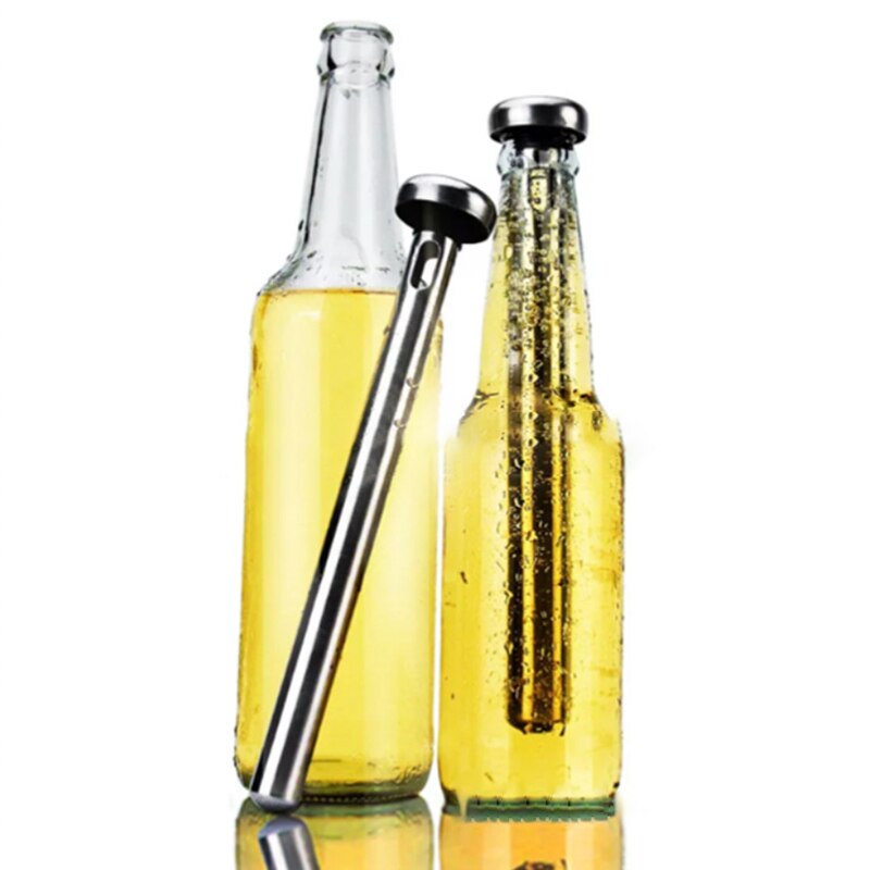 1 PC Magic Bier Koeler Rvs Whisky Bier Wijn Chiller voor Bar Keuken Sap Drank Koeling Staaf Ijs Stok bar