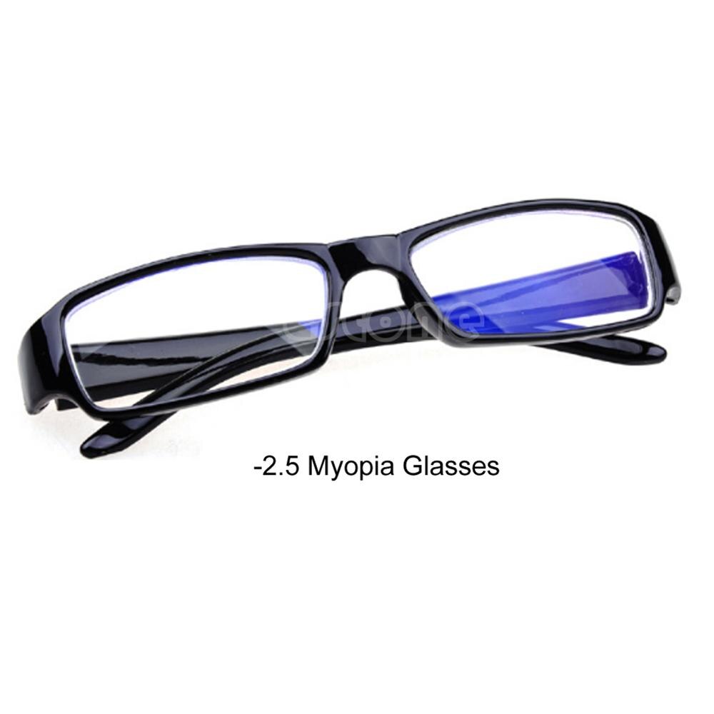 Black Eyeglass Frames Myopia Glasses -1 -1.5 -2 -2.5 -3 -3.5 -4 -4.5 -5.5 -6: -250