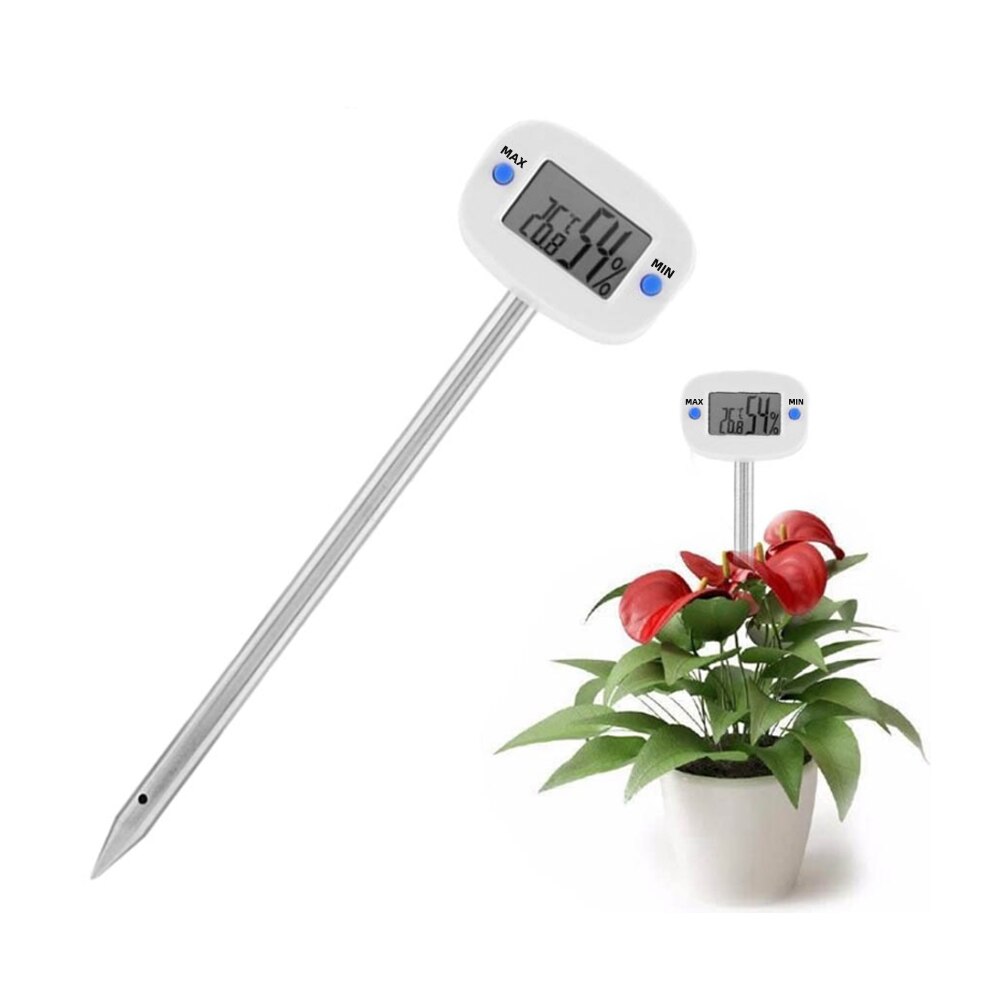 Yieryi-termómetro Digital de suelo 2 en 1, Sensor de temperatura de alta precisión, probador, Analizador de contenido de humedad, herramienta de jardín