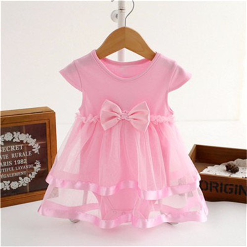 Neue Geboren Baby Mädchen Kleider Baby Taufe Kleid Taufe Prinzessin Weiß Gelb Neugeborenen Kleid Baby Mädchen Kleider 3 6 monate: G12-Rosa / 6m